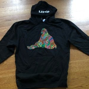 Lizzo hoodie from “Unstaged” virtual concert, size L unisex, never worn